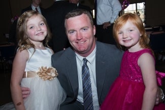 dad and daughters
