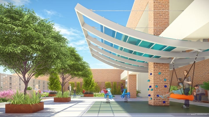 rendering of exterior of buidling